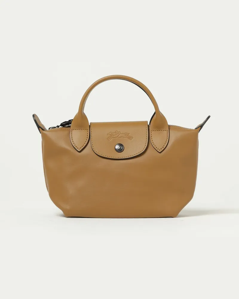 Longchamp Schultertasche damen Tabak
