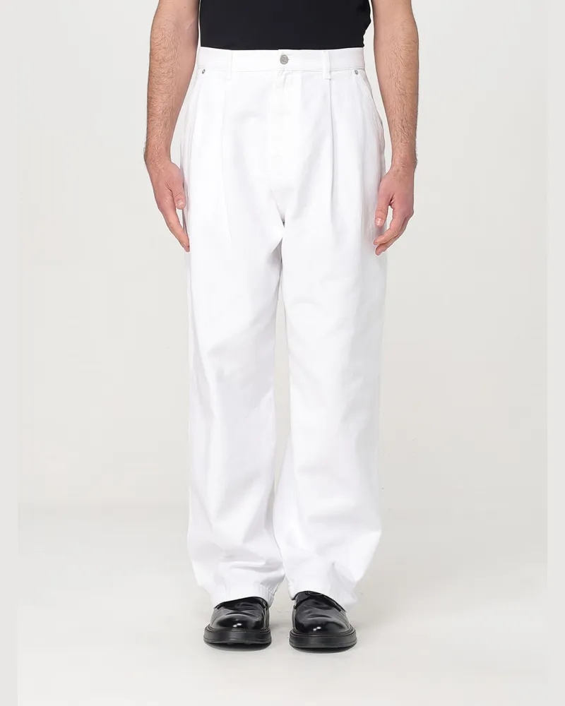 Moschino Hose herren Weiß