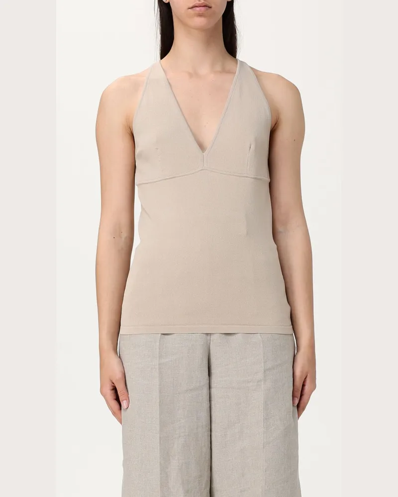 Max Mara Top damen Kaffee