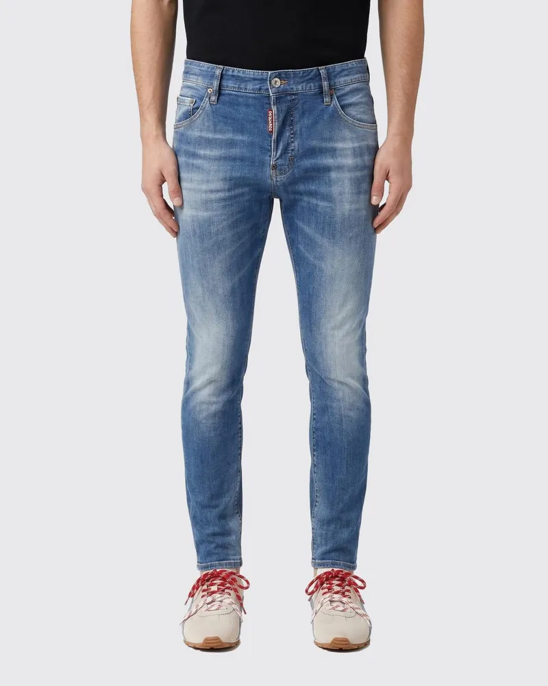 Dsquared2 Skinny Fit Stretch-Denim-Jeans Navy