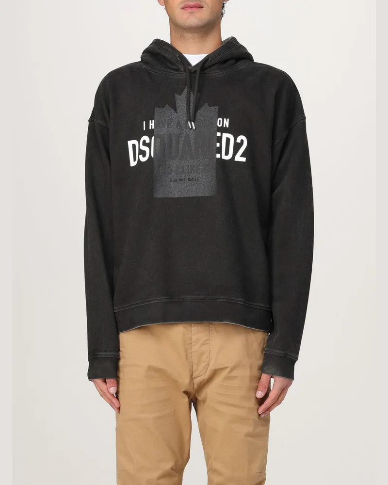 Dsquared2 Sweatshirt herren Schwarz