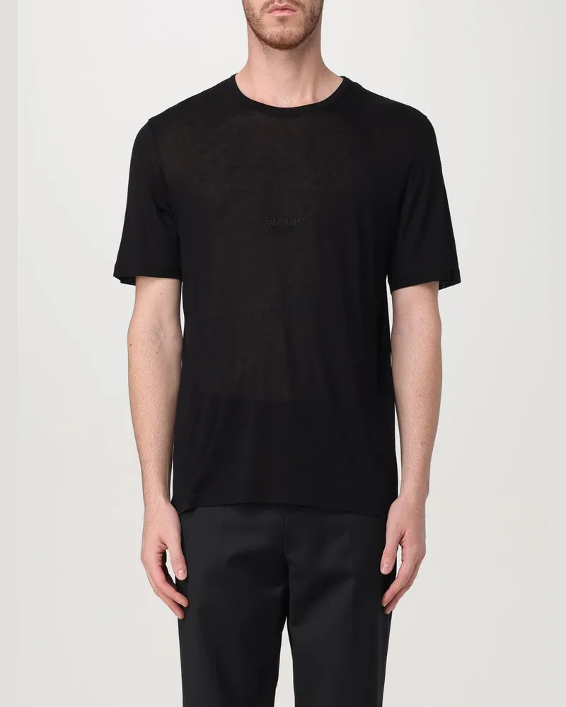 Saint Laurent T-shirt herren Schwarz