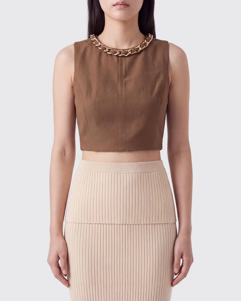 Elisabetta Franchi Top damen Braun