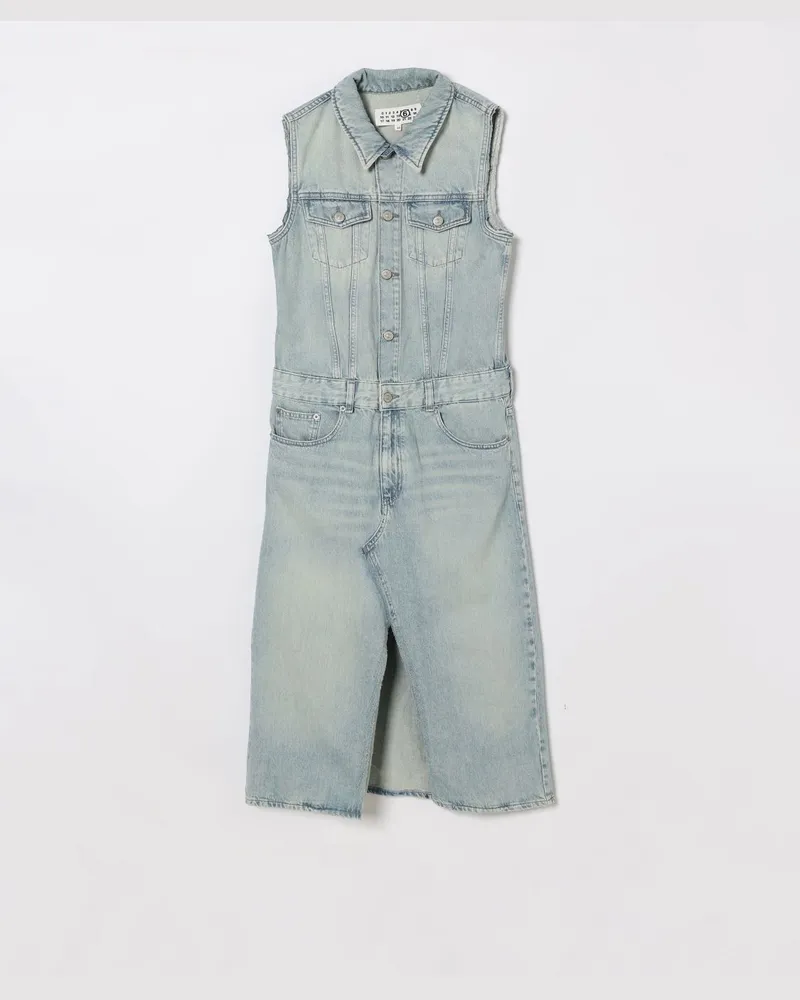 Maison Margiela Kleid kinder Blau