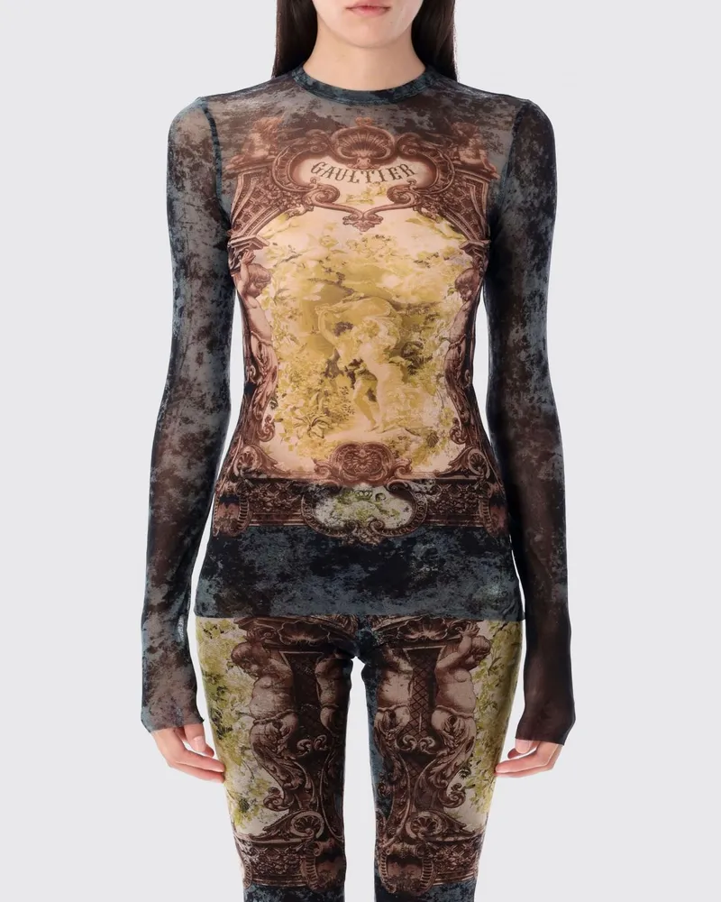 Jean Paul Gaultier T-shirt damen Gelb