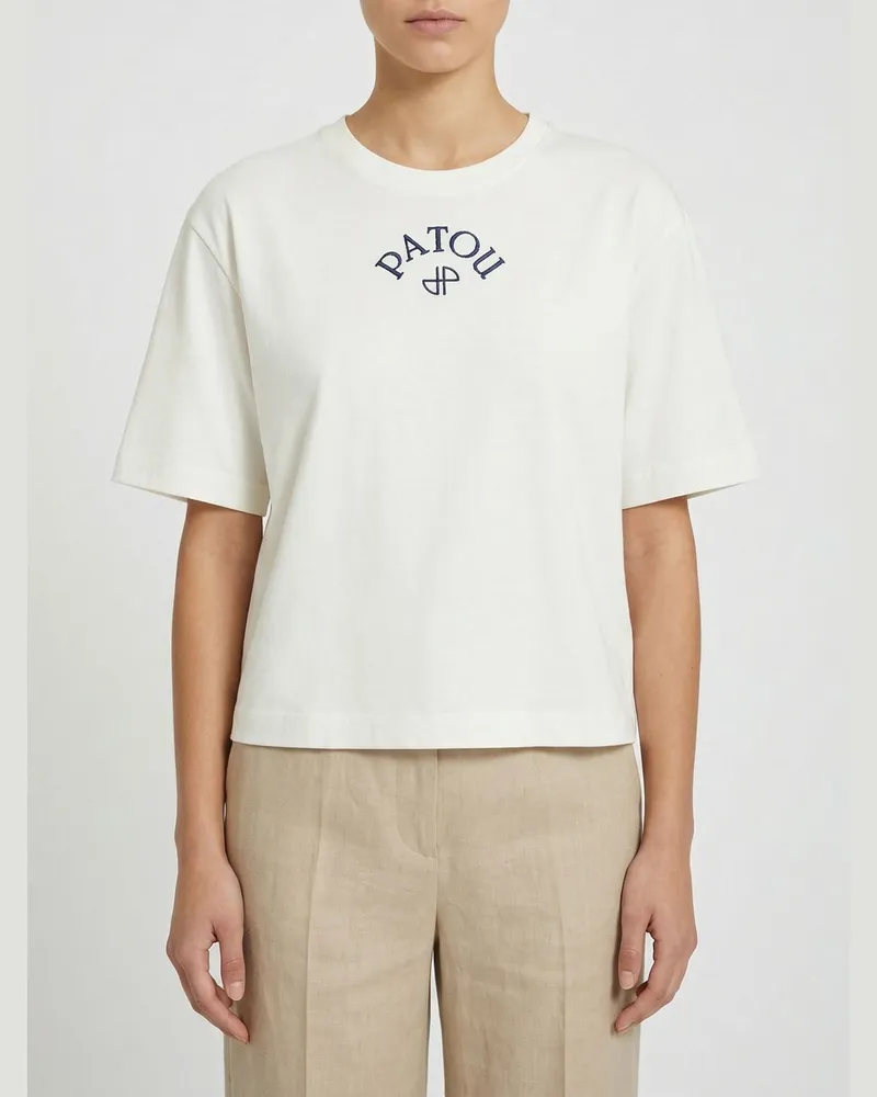 Patou T-shirt damen Weiß