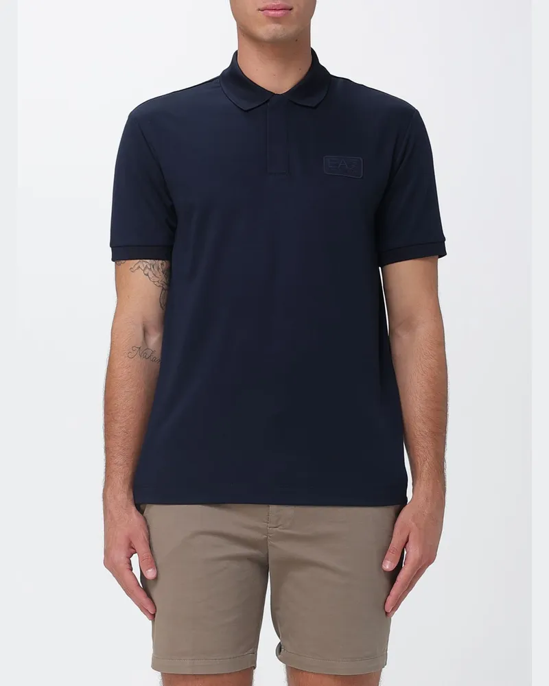 EA7 Polo herren Blau