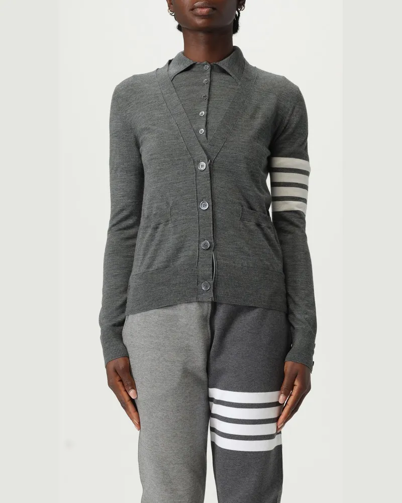 Thom Browne Strickjacke damen Grau