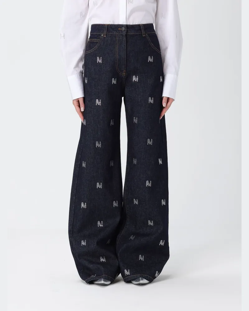MSGM Hose damen Blau