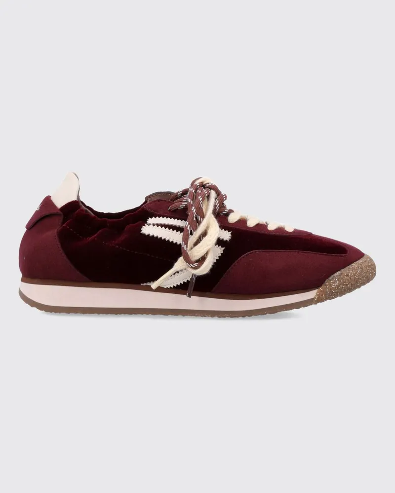 Puraai 6.02 Panther Vegane Low-Top-Sneakers aus Samt Violett