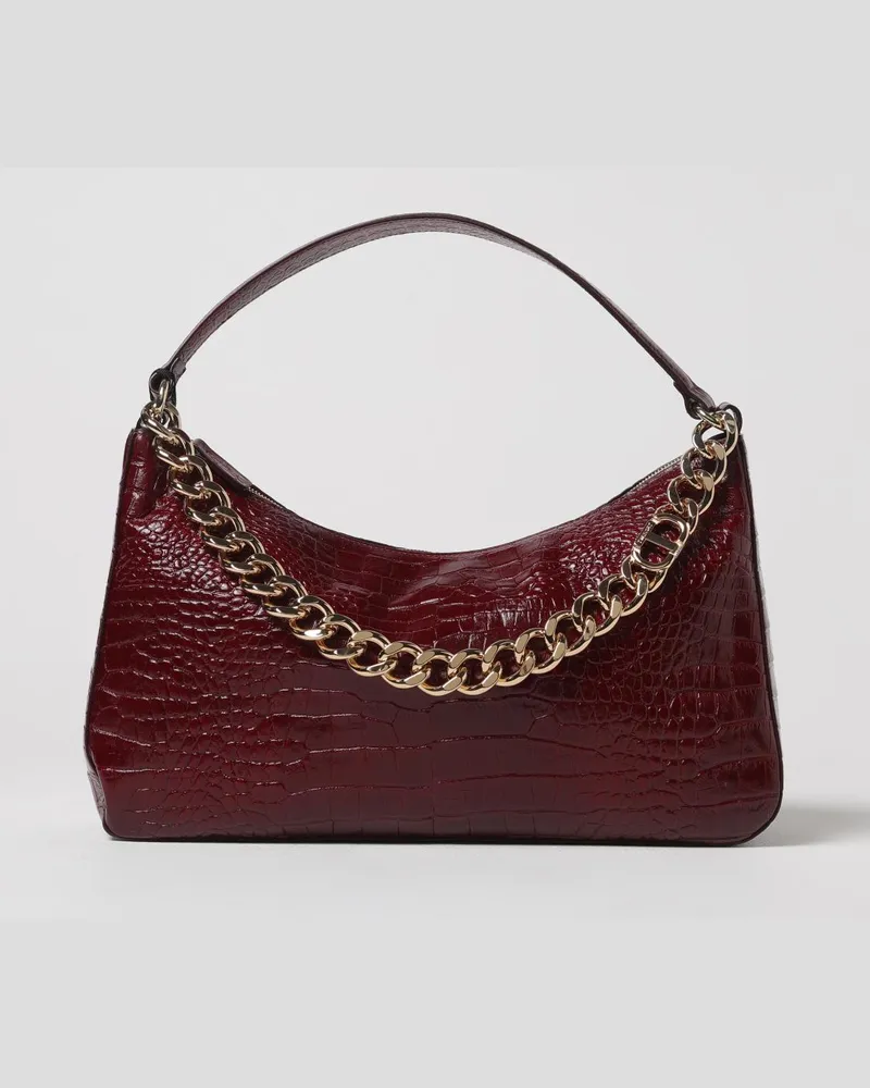 Twin-Set Schultertasche damen Burgunderrot