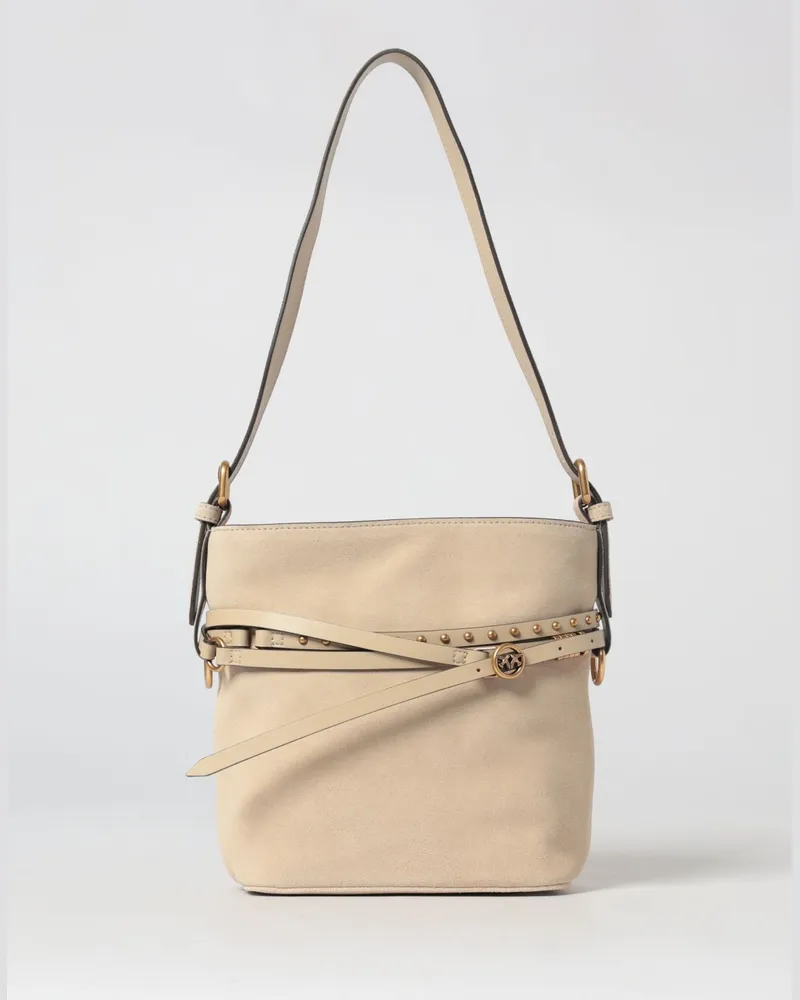 Pinko Schultertasche damen Beige
