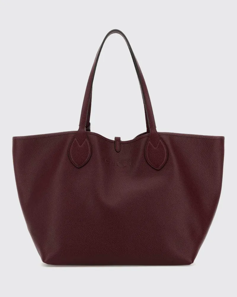 Gucci Wendbare Schultertasche aus genarbtem Leder und Logostoff Rot