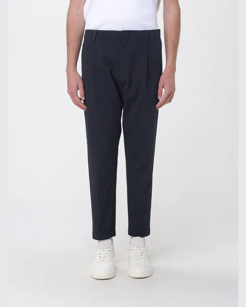 Dondup Slim Fit Hose aus Stretch-Baumwollmischung Blau