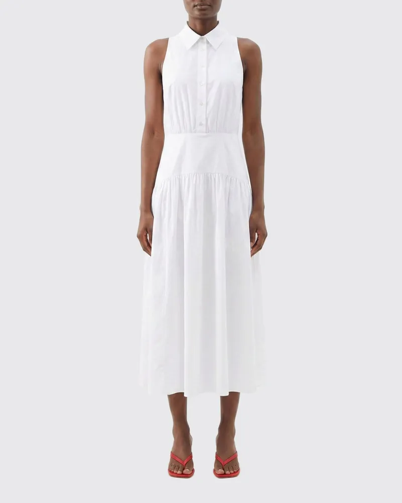 STAUD Kleid damen Weiß