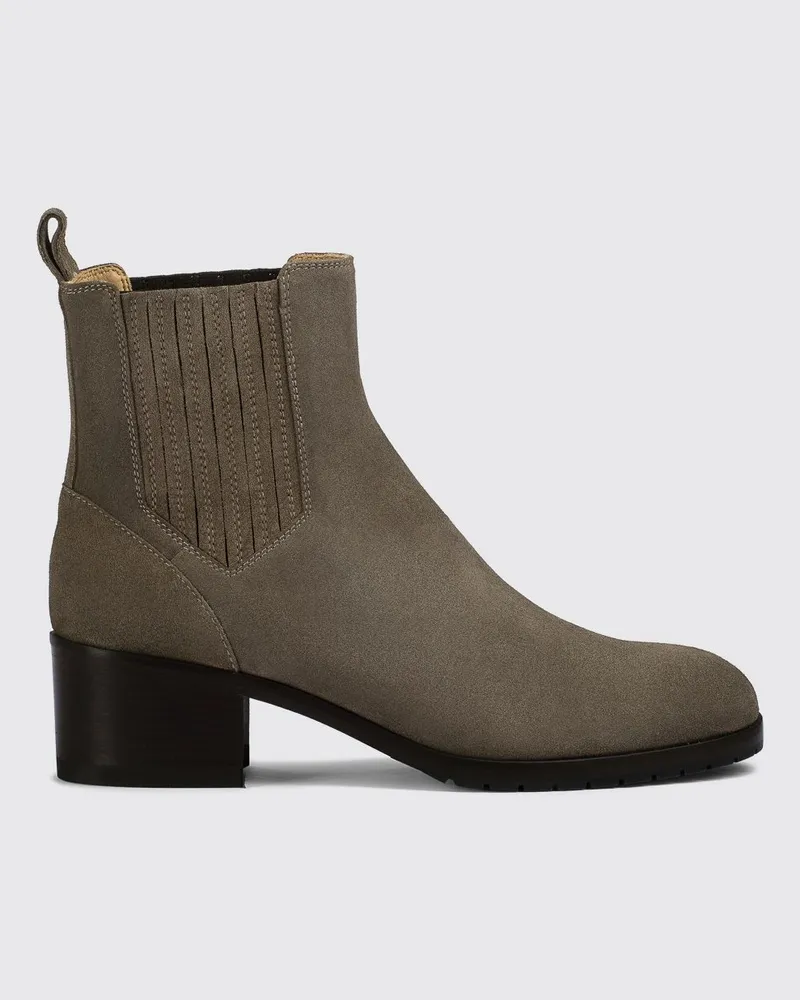 Doucal´s Chelsea-Boots aus Veloursleder mit elastischen Einsätzen Kaffee