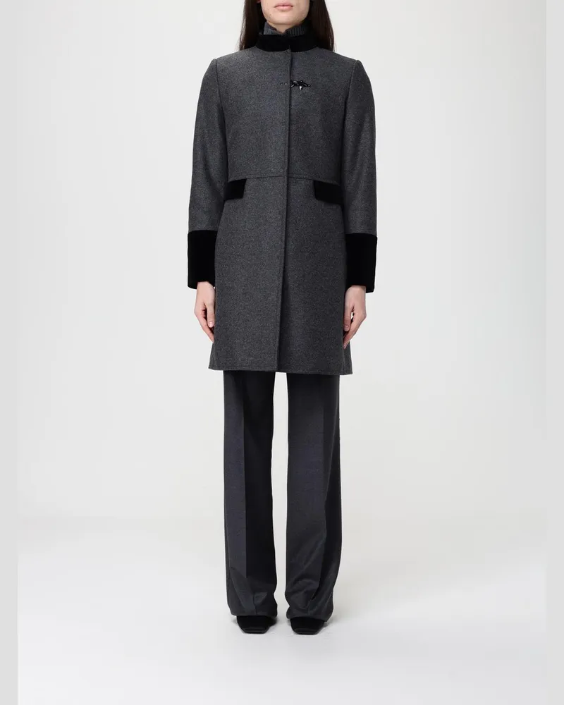 Fay Mantel damen Grau
