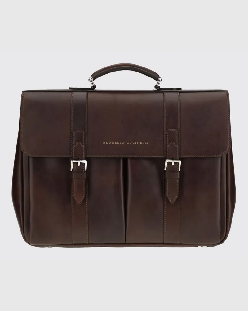 Brunello Cucinelli Tasche herren Burgunderrot