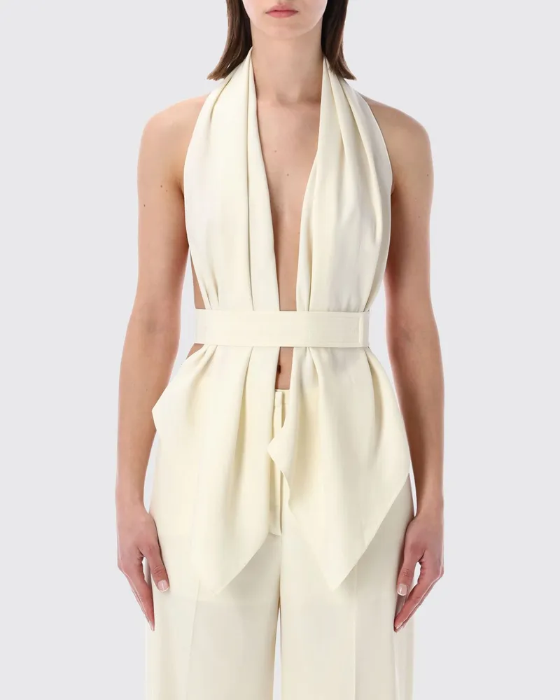Alberta Ferretti Top damen Weiß