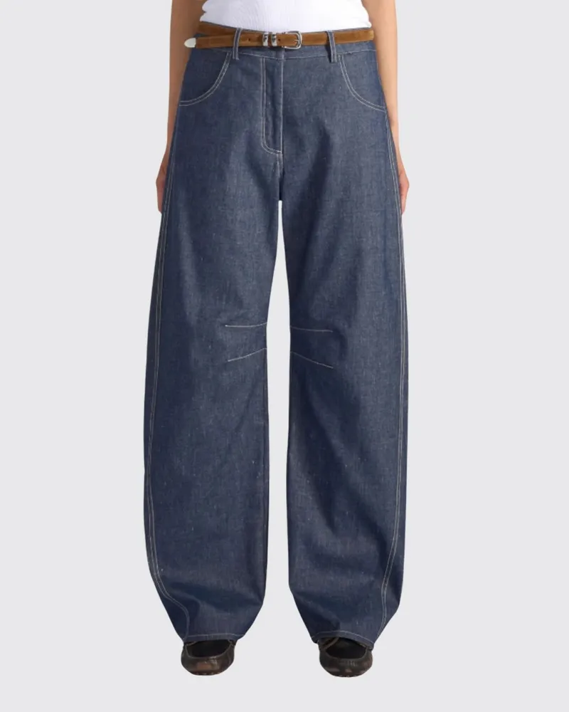 Liviana Conti Leon Baumwollmisch-Jeans Blau
