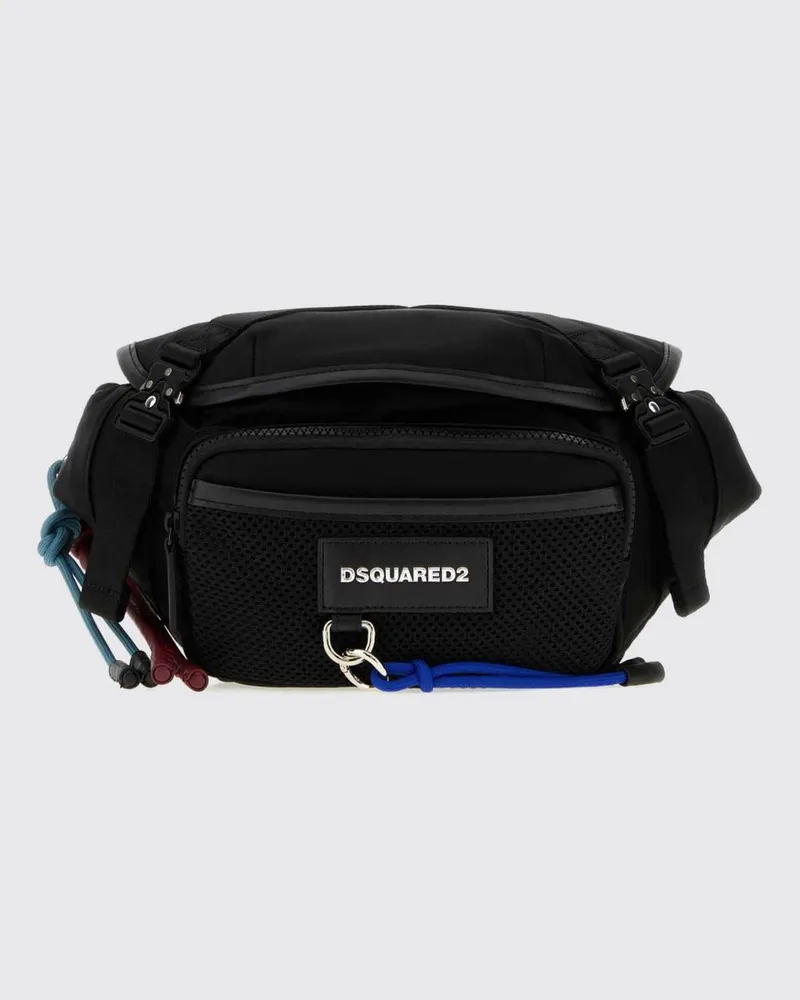 Dsquared2 Utility-Gürteltasche aus Nylon mit verstellbarem Riemen Schwarz