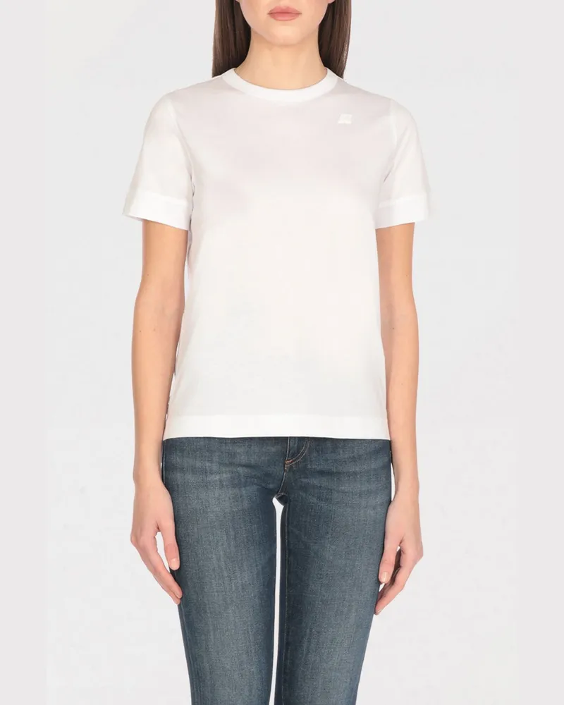 K-Way T-shirt damen Weiß