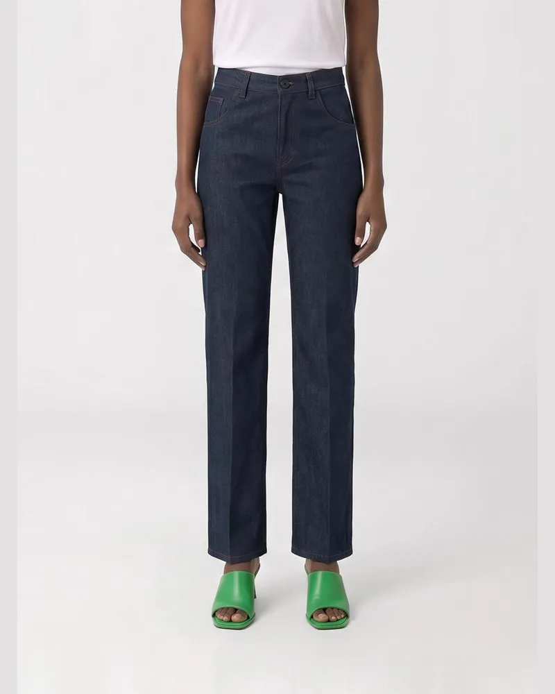 ASPESI Hose damen Blau