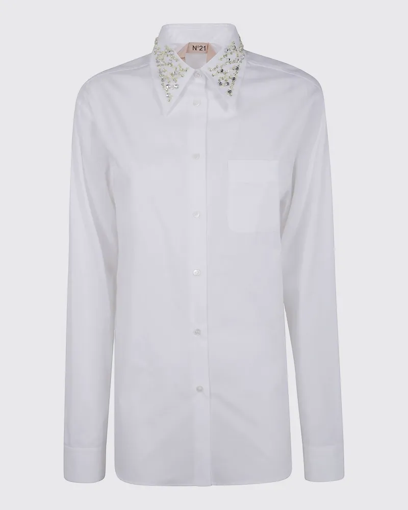 N° 21 Hemdbluse damen Weiß