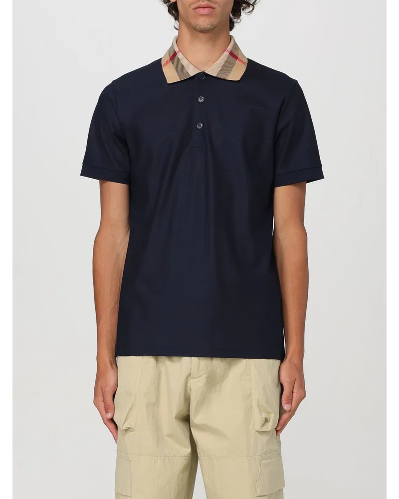 Burberry T-shirt herren Blau