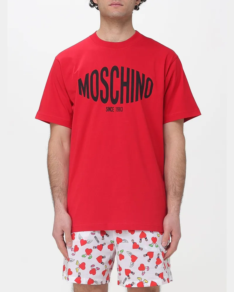 Moschino T-shirt herren Rot