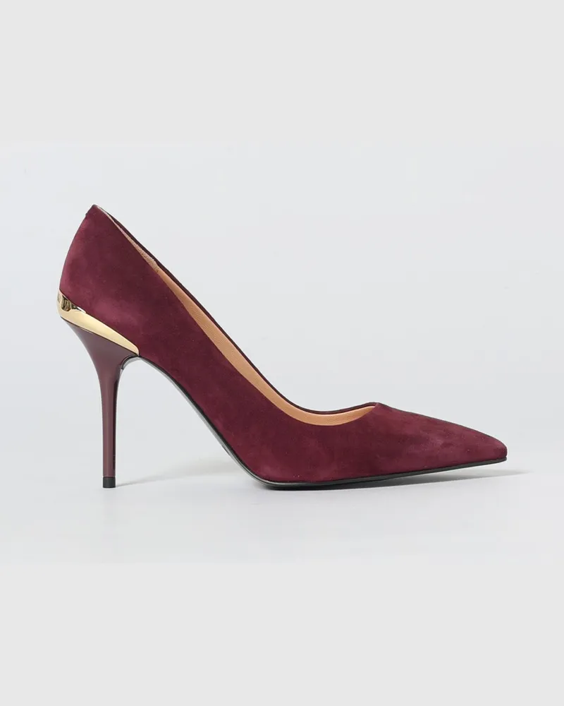 Moschino Schuhe damen Burgunderrot