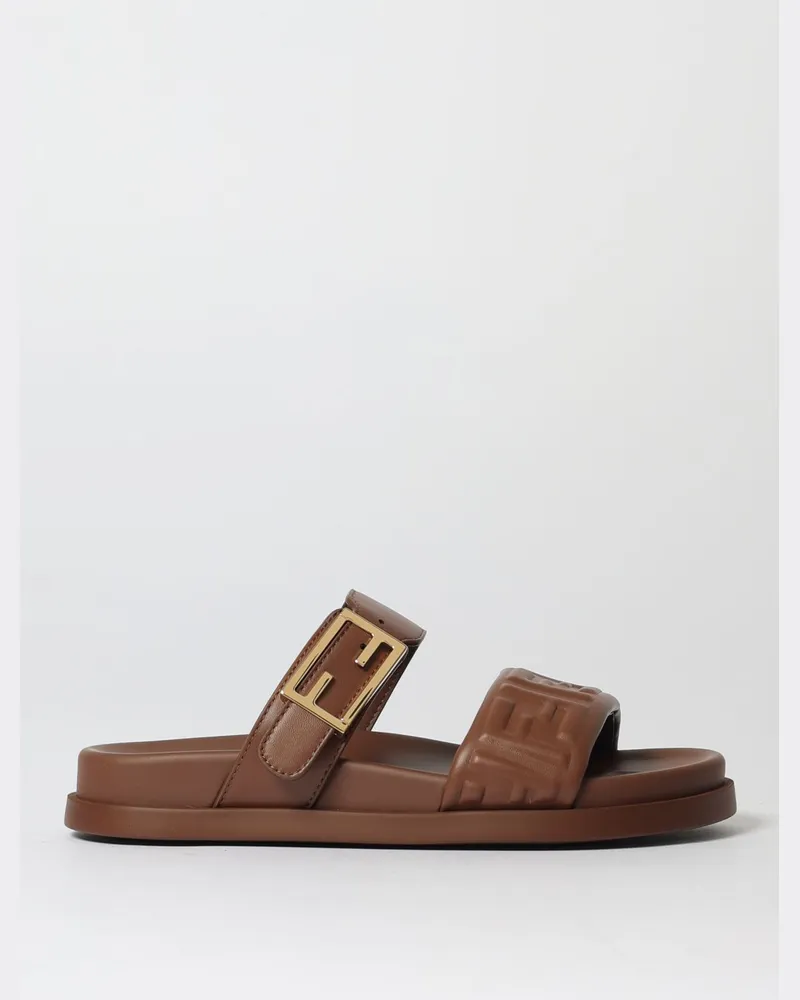 Fendi Sandalen mit absatz damen Braun