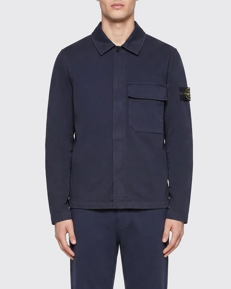 Stone Island Baumwolljacke Blau