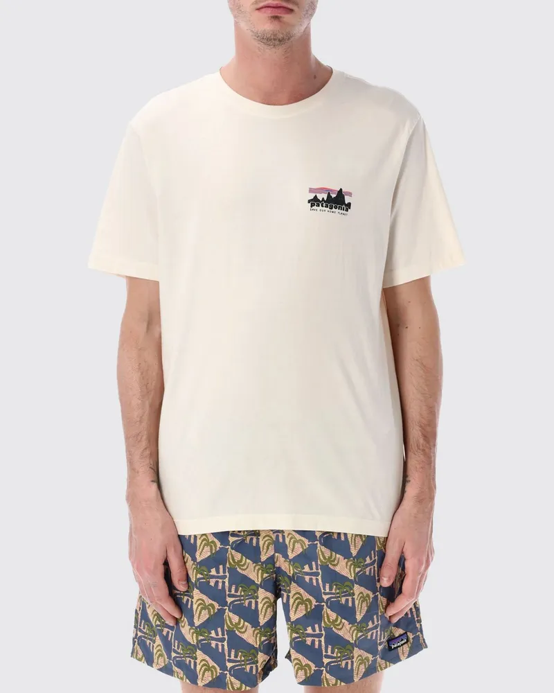 Patagonia T-shirt herren Beige
