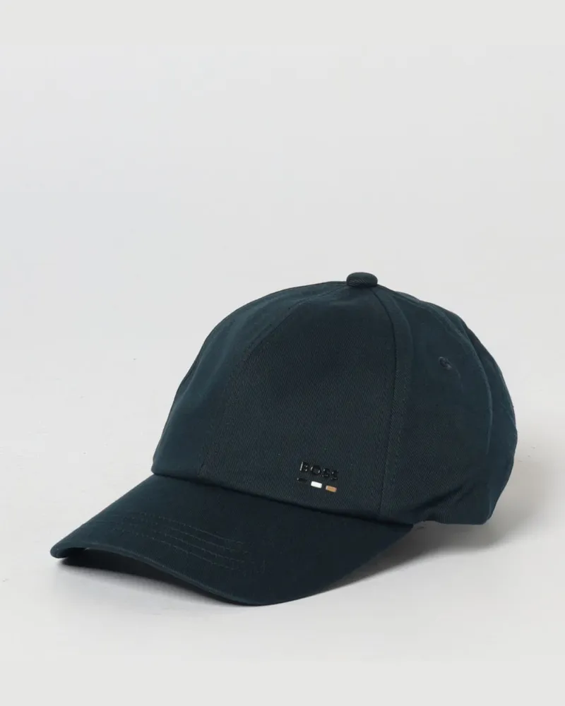 HUGO BOSS Hut aus Baumwoll-Twill Blau