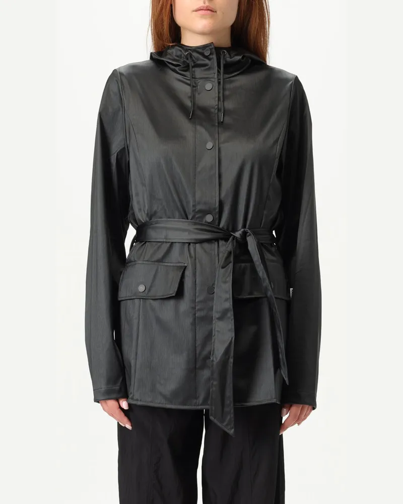 RAINS Regenmantel damen Schwarz