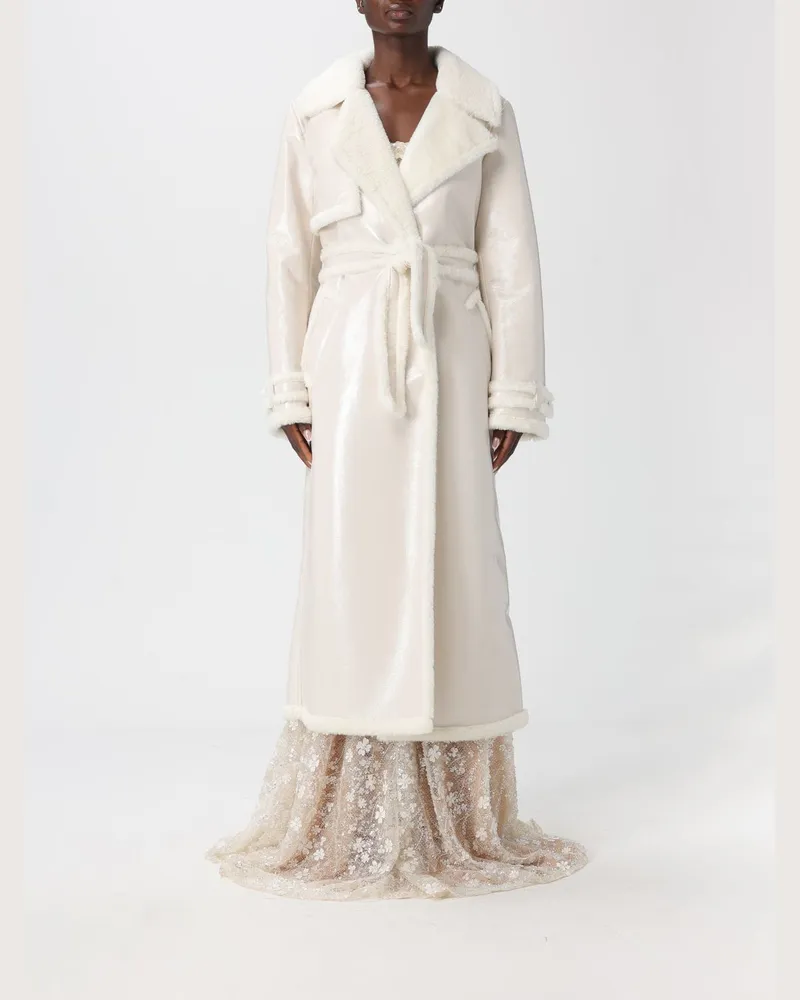 Genny Mantel damen Weiß