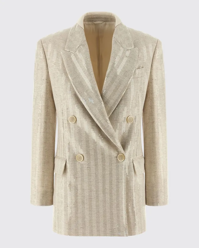 Brunello Cucinelli Jacke damen Beige