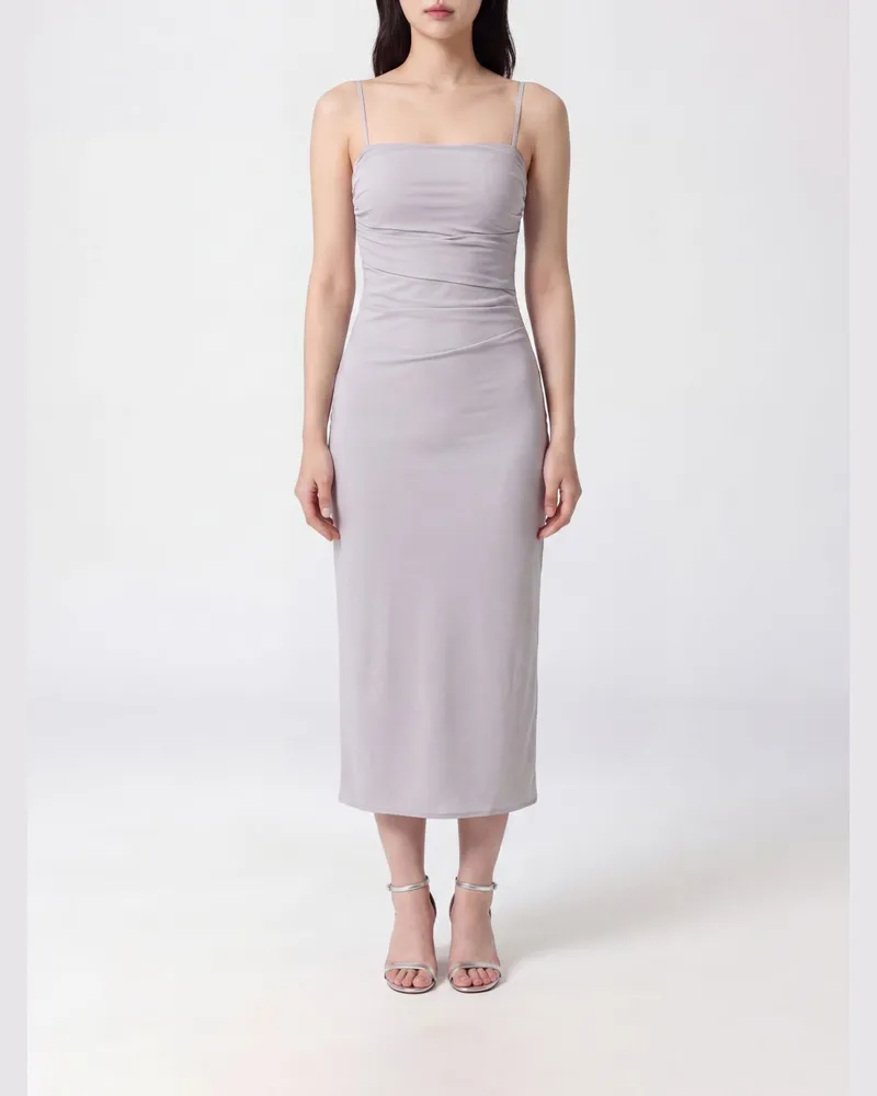 Patrizia Pepe Jersey Midikleid Grau