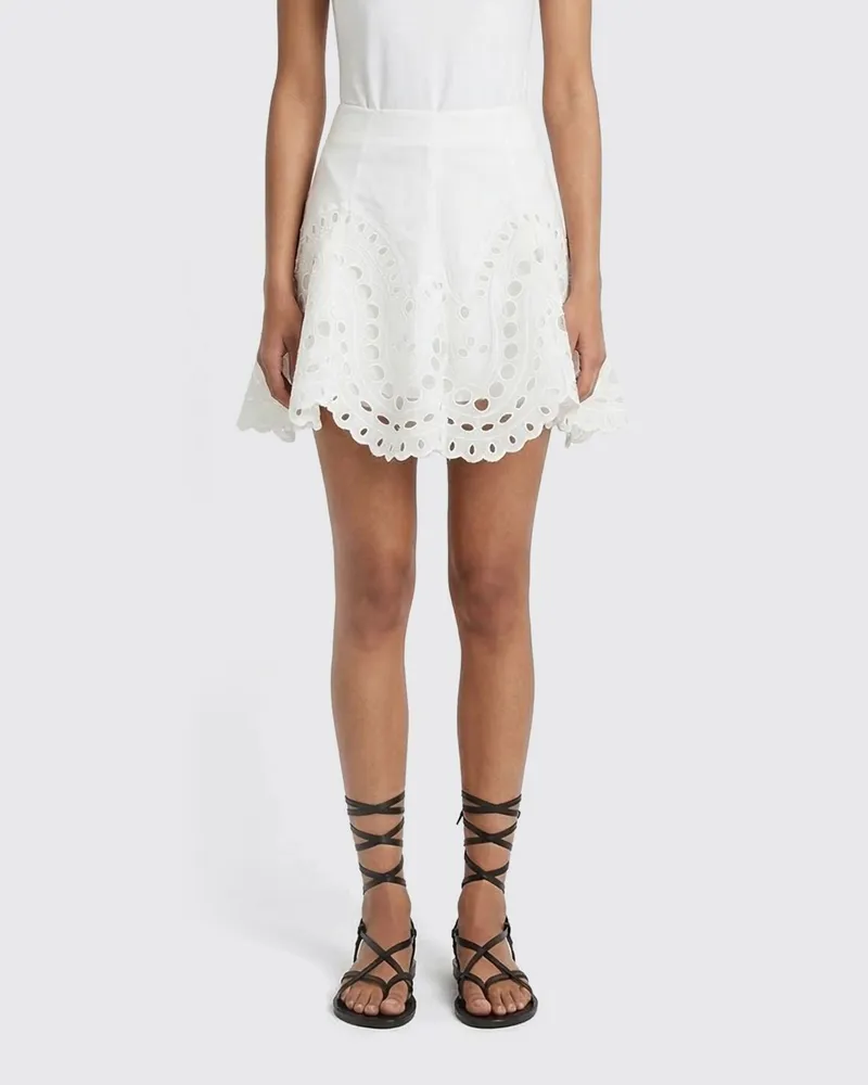 Charo Ruiz Rock damen  Ibiza Weiß