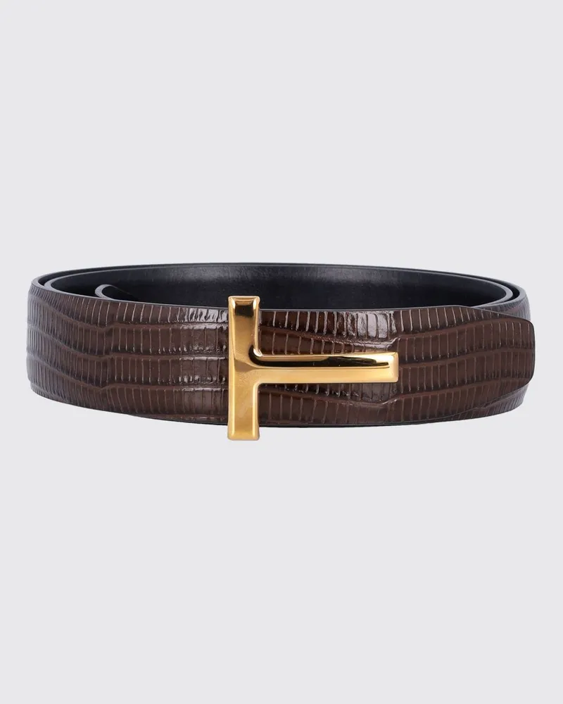 Tom Ford Grtel herren Weinrot