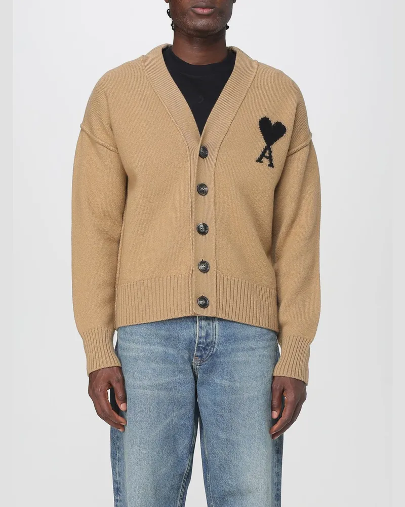 AMI Paris Strickjacke herren Braun