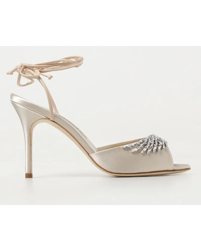 Manolo Blahnik Schuhe Beige