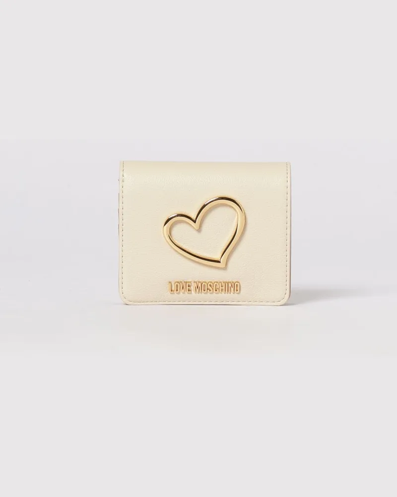 Moschino Geldbörse damen Ivory
