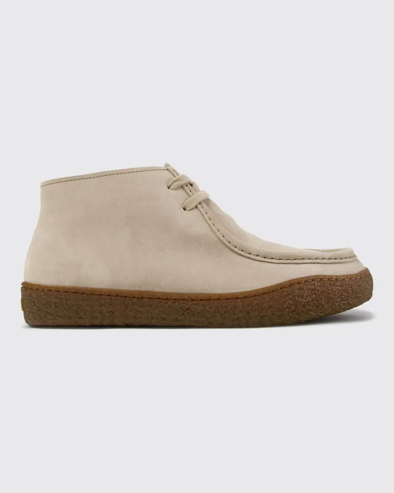 Camper Peu Terreno Chukka-Boots von aus Veloursleder mit runder Spitze Beige