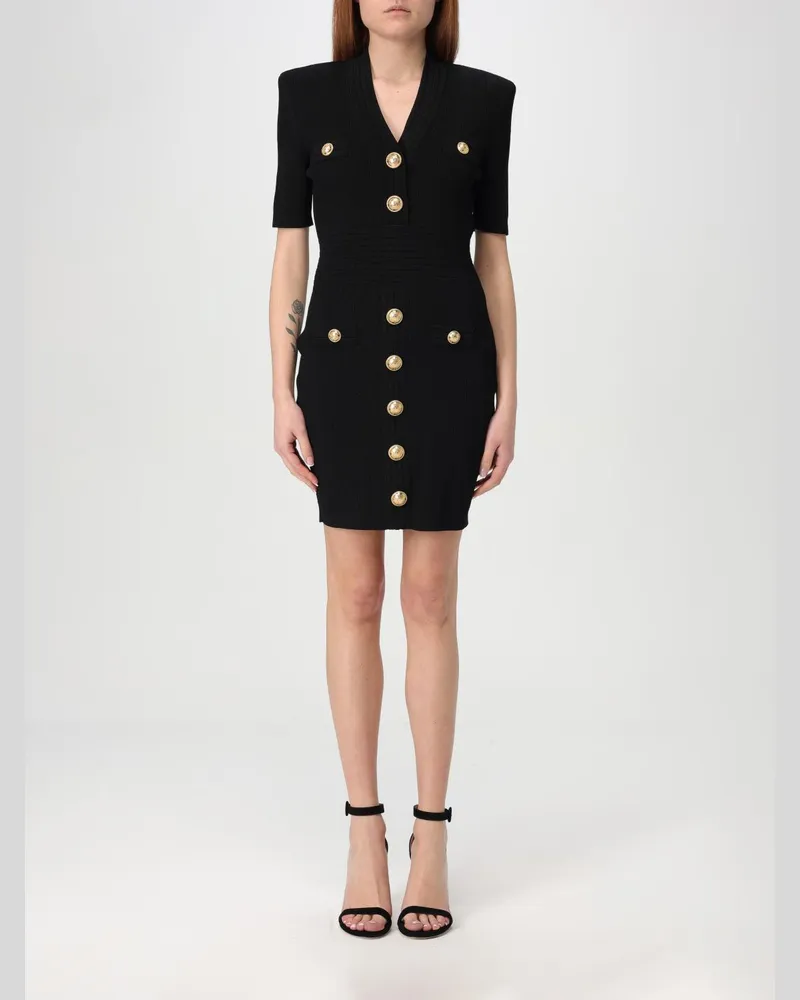 Balmain Kleider damen Schwarz