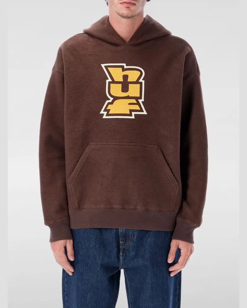 HUF Sweatshirt herren Braun