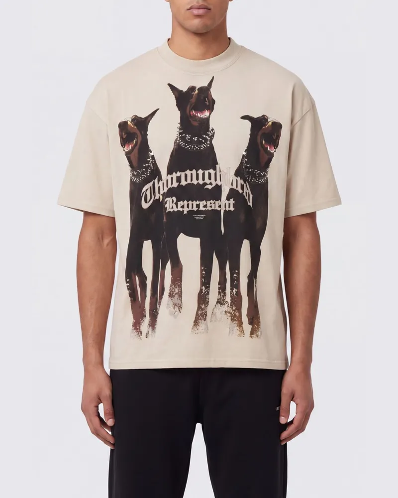 REPRESENT Relaxed-Fit T-Shirt aus Baumwolle mit Grafikprint Weiß