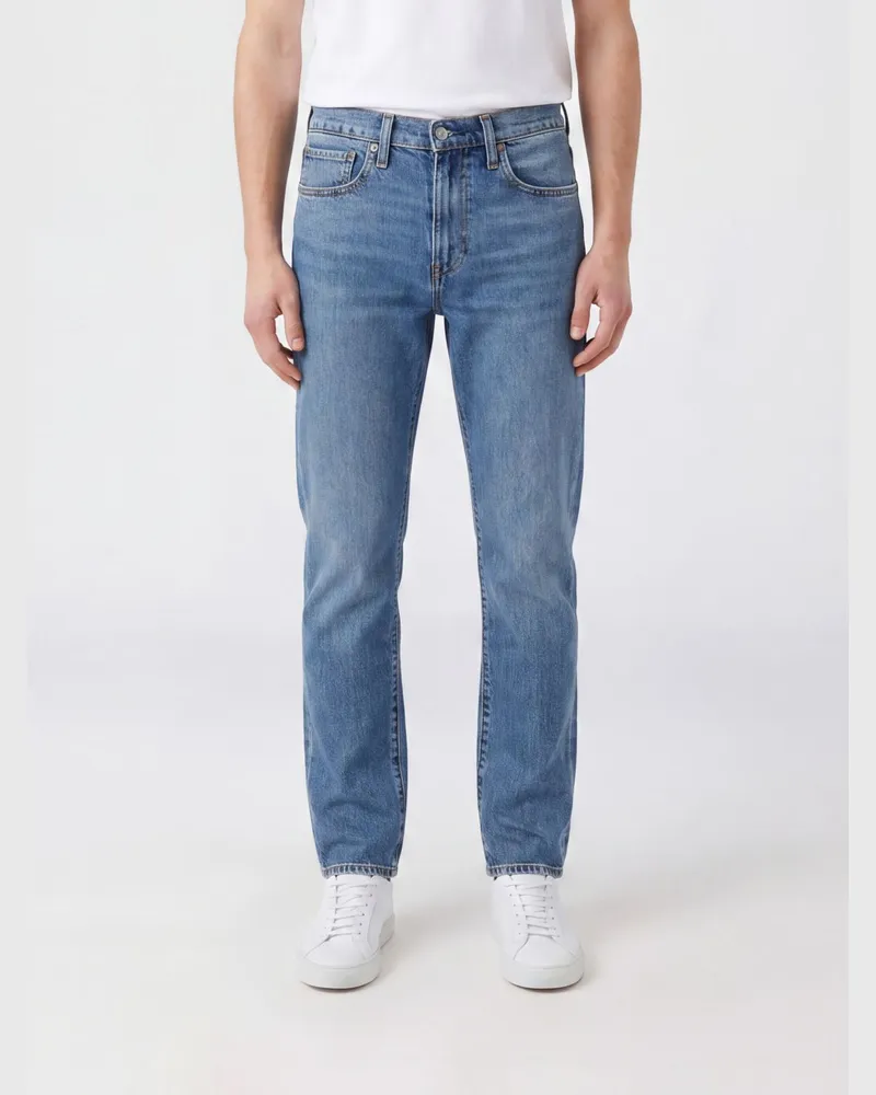 Levi's 502™ Straight Fit Jeans aus Stretch-Baumwolldenim mit niedriger Taille Navy