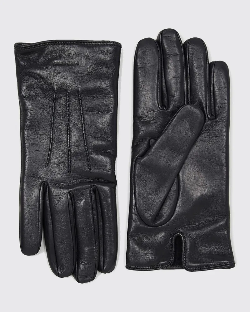 Giorgio Armani Handschuhe herren Schwarz